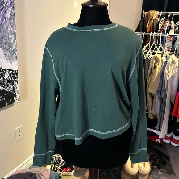 3/$25 Wild fable green long sleeve tee - Picture 1 of 1